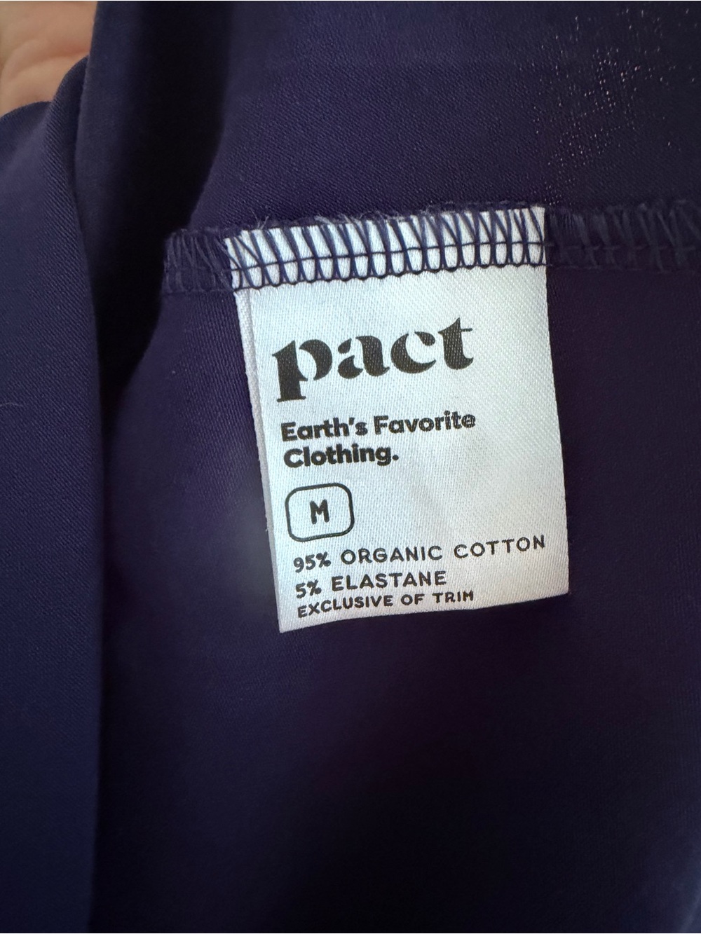 Pact Dark Purple Crossover Fit-and-Flare Dress - Picture 6 of 7